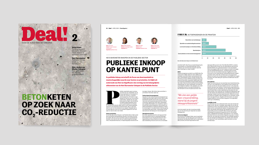 Publieke inkoop op kantelpunt