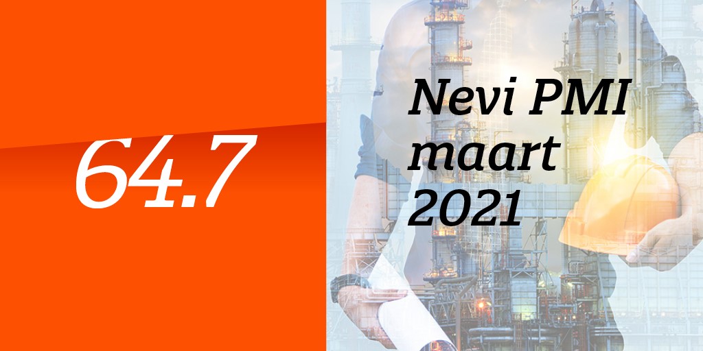 Hoogste groei ooit – Nevi PMI® maart 64.7
