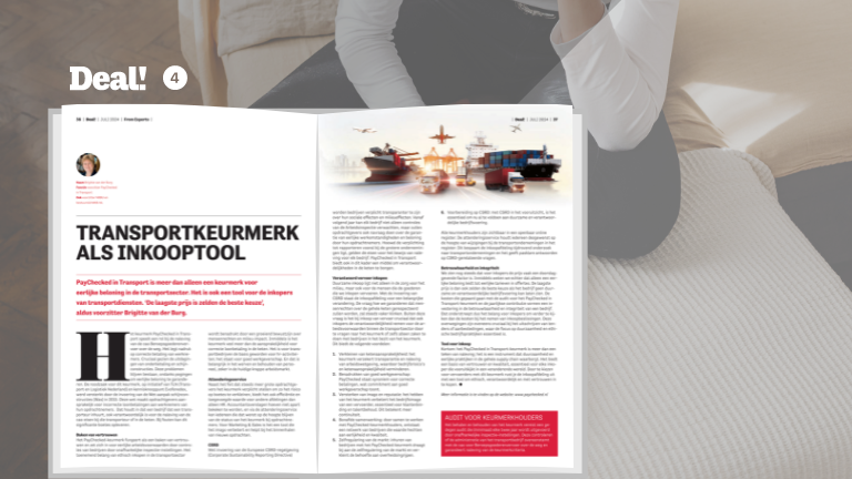 Transportkeurmerk als inkooptool