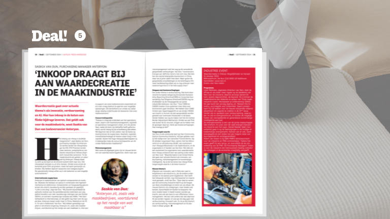 Inkoop draagt bij aan waardecreatie in de maakindustrie