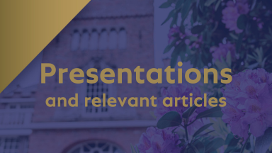 Presentations & relevant articles